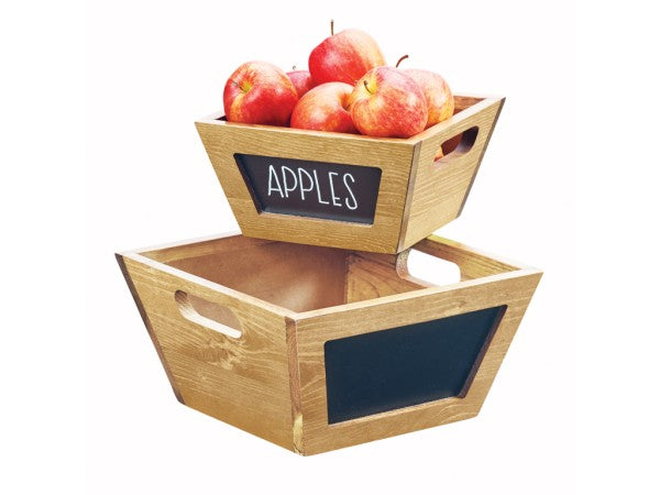 10" Rustic Pine Square Pine Wood Chalkboard