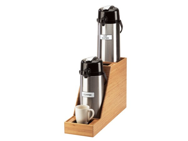 Bamboo 2-Tier Airpot Stand