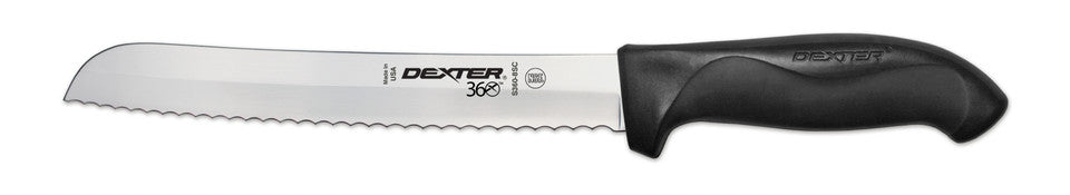 Dexter® 360™ Bread Knife, 8", Black