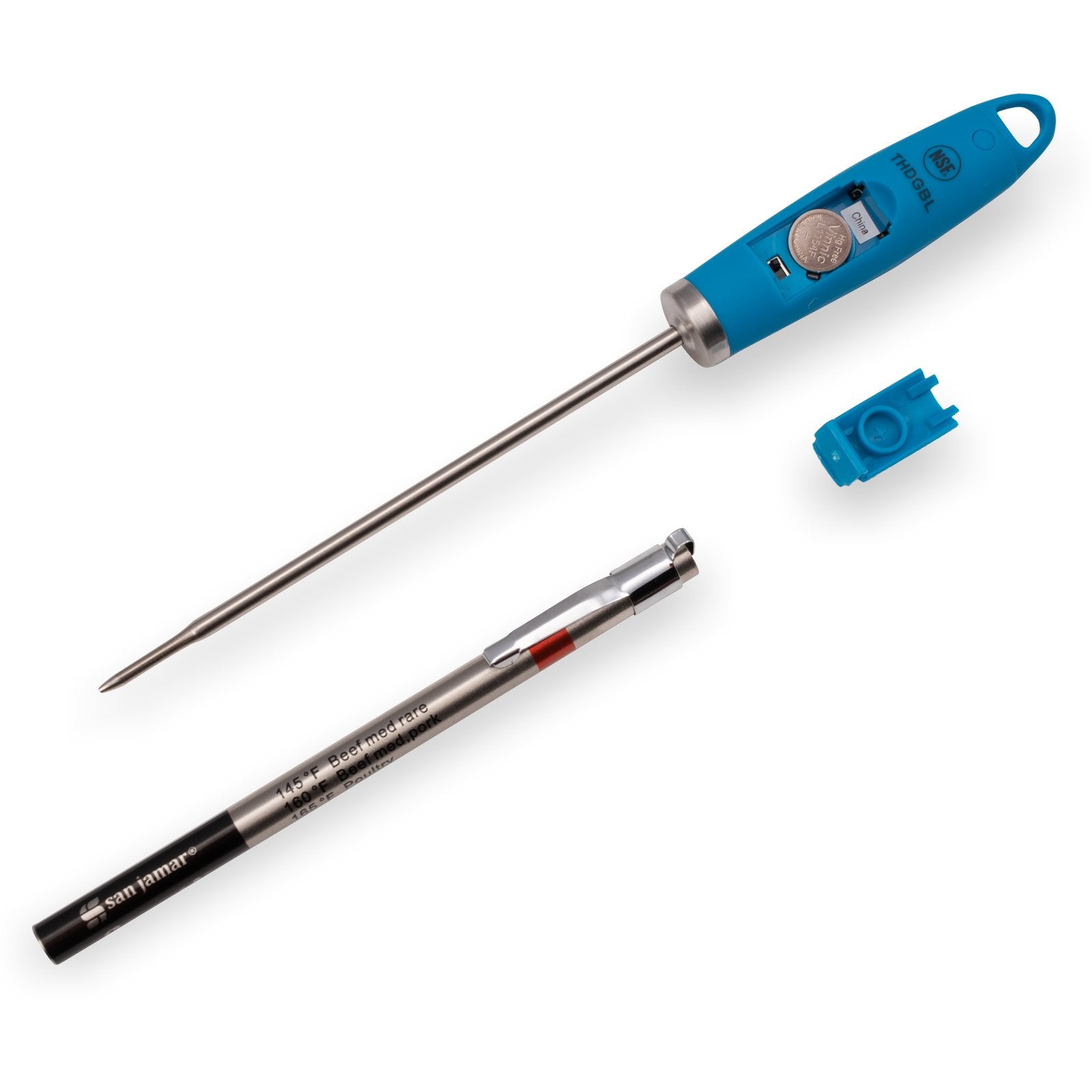 Blue Digital Gourmet Thermometer