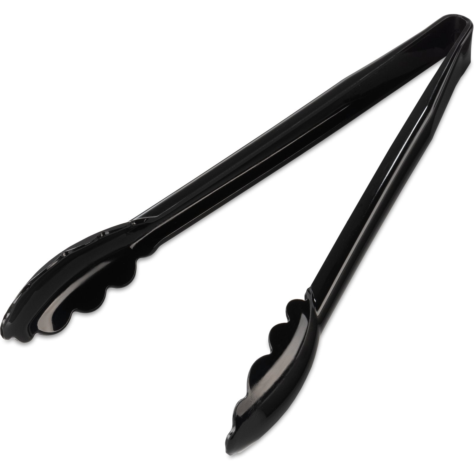 Carly® Utility Tongs, 12"L, one-piece, Black