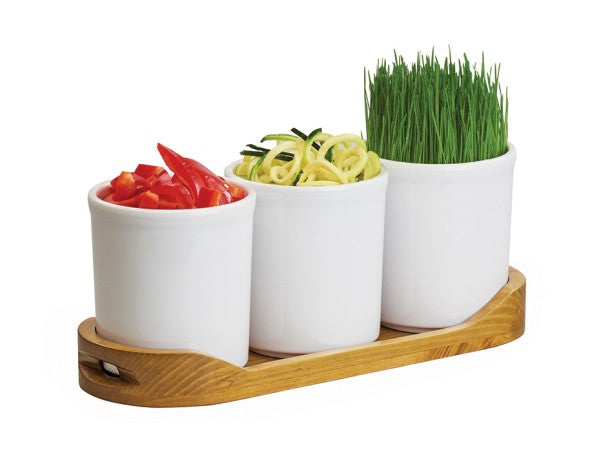 16" Rustic Pine Melamine Tray