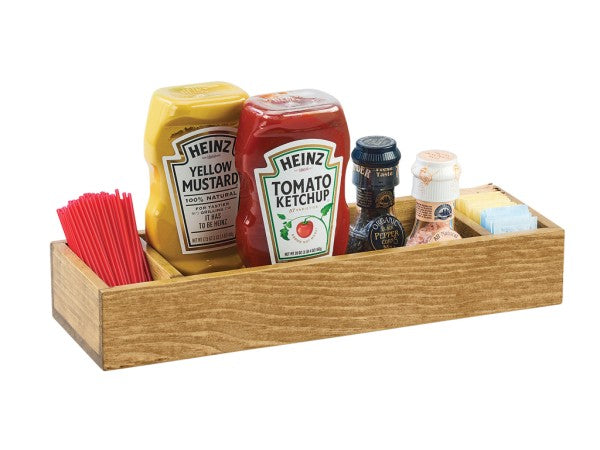 15.75" Rustic Pine Rectangular Pine Wood Item