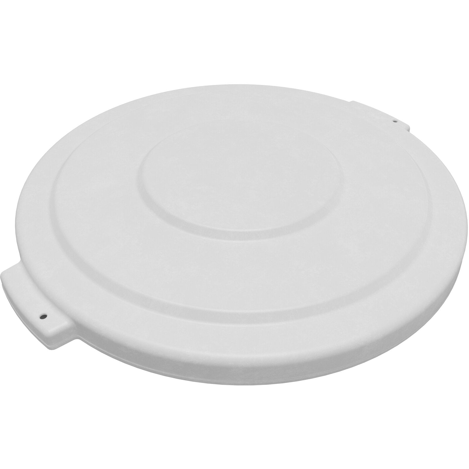 Bronco™ Waste Bin Trash Container Lid, for 32 gallon container, round, White