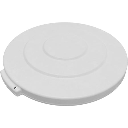 ronco™ Waste Bin Trash Container Lid,  for 20 gallon container, round, White