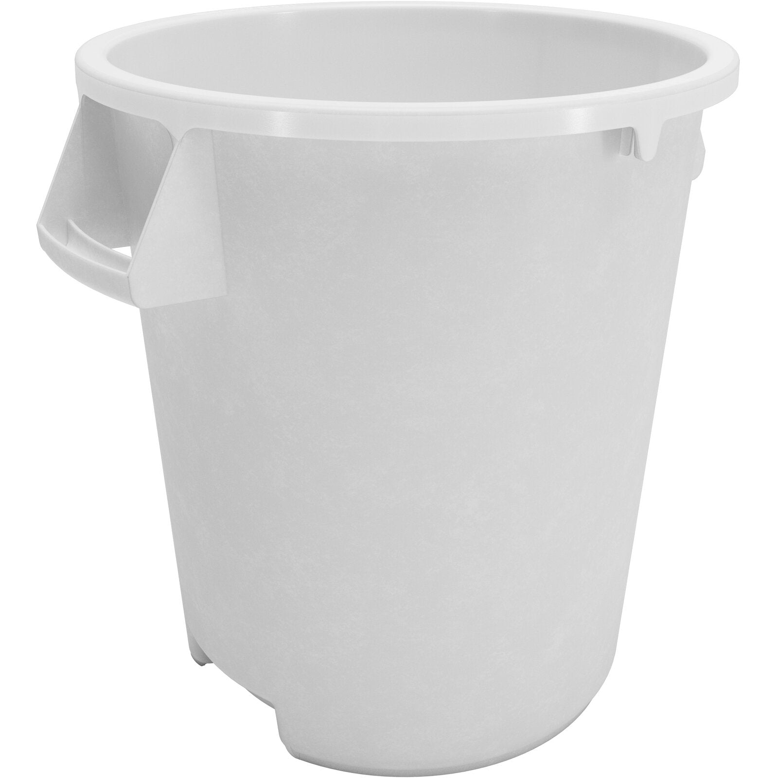 Bronco™ Waste Bin Trash Container, 10 gallon, White