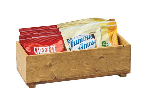 12" Rustic Pine Rectangular Pine Wood Item, 5"D