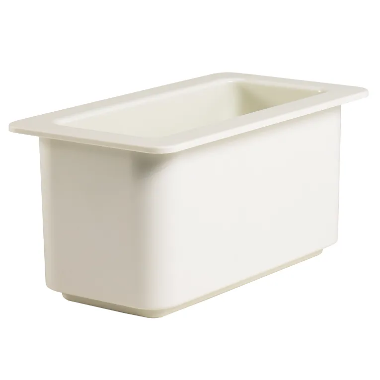 Coldfest Gastronorm Pan, 1/3 size, 6" deep, white