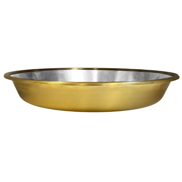 Gold Accent Insert for ironlite, ambassador, venice 4 qt Buffet Chafer Dish, 2 qt capacity