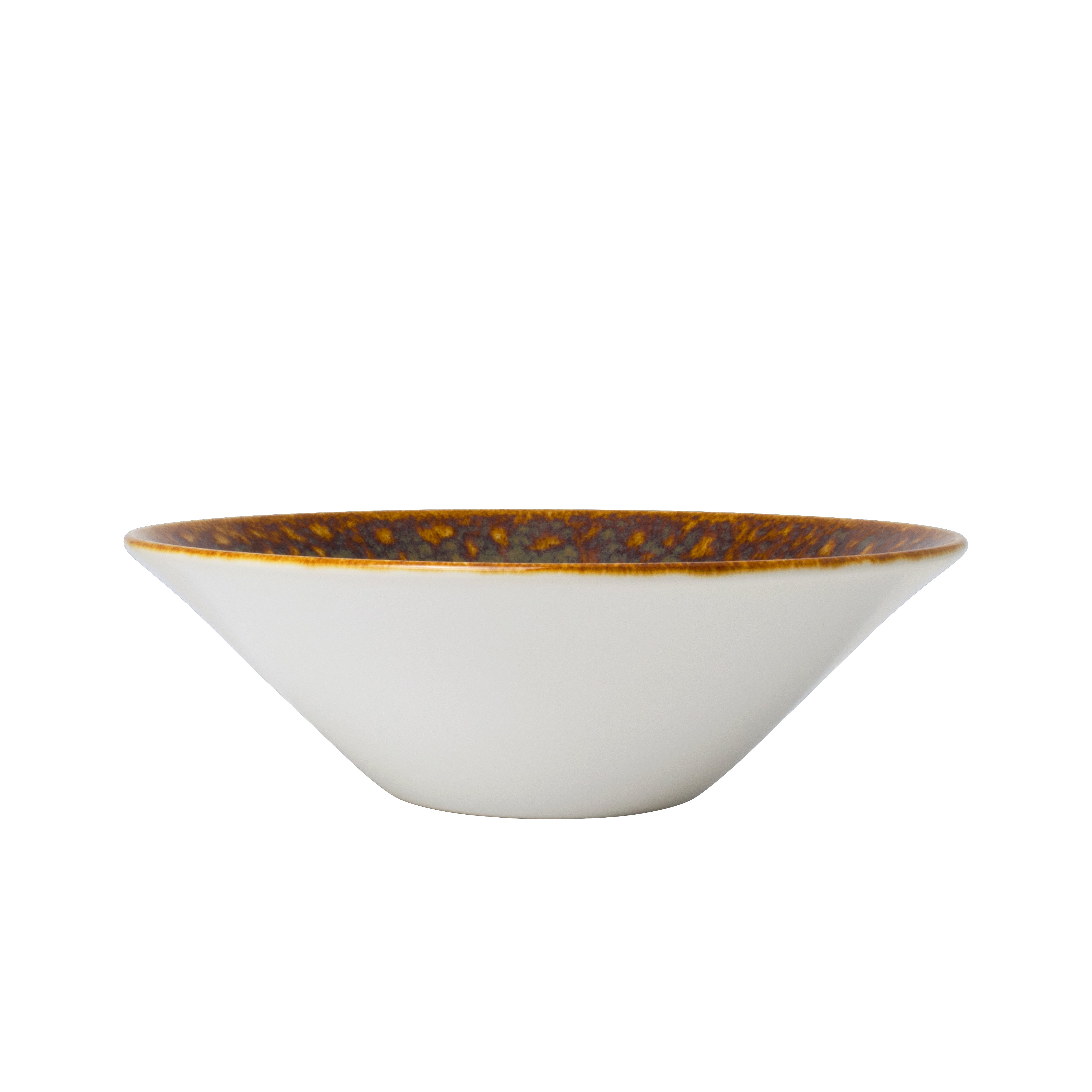 Essence Bowl 6.5" Dia. (19.25 Oz) Vesuvius Amber