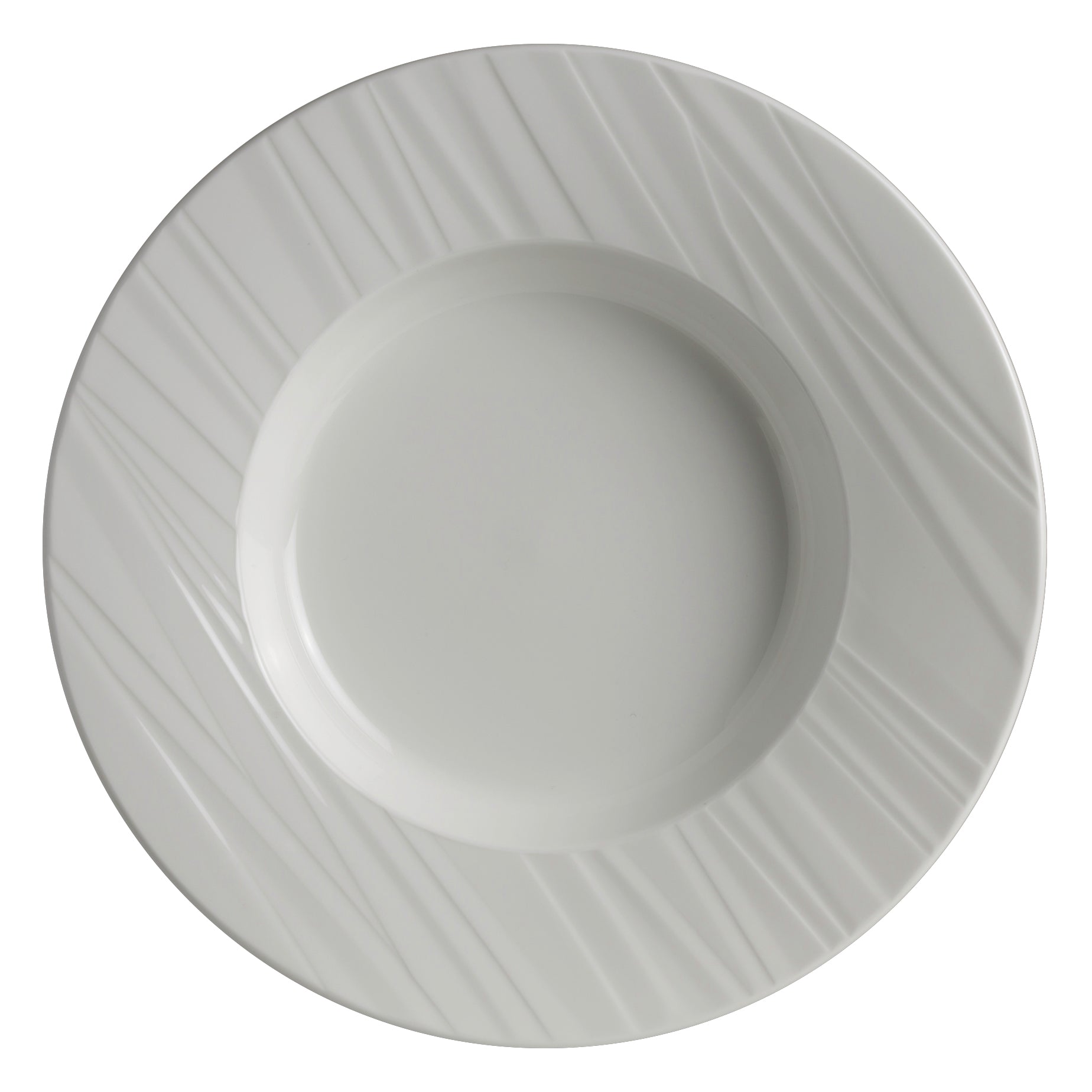 Wide Rim Pasta Plate 11.0" Dia. (16.0 Oz) Foliobone Ruche