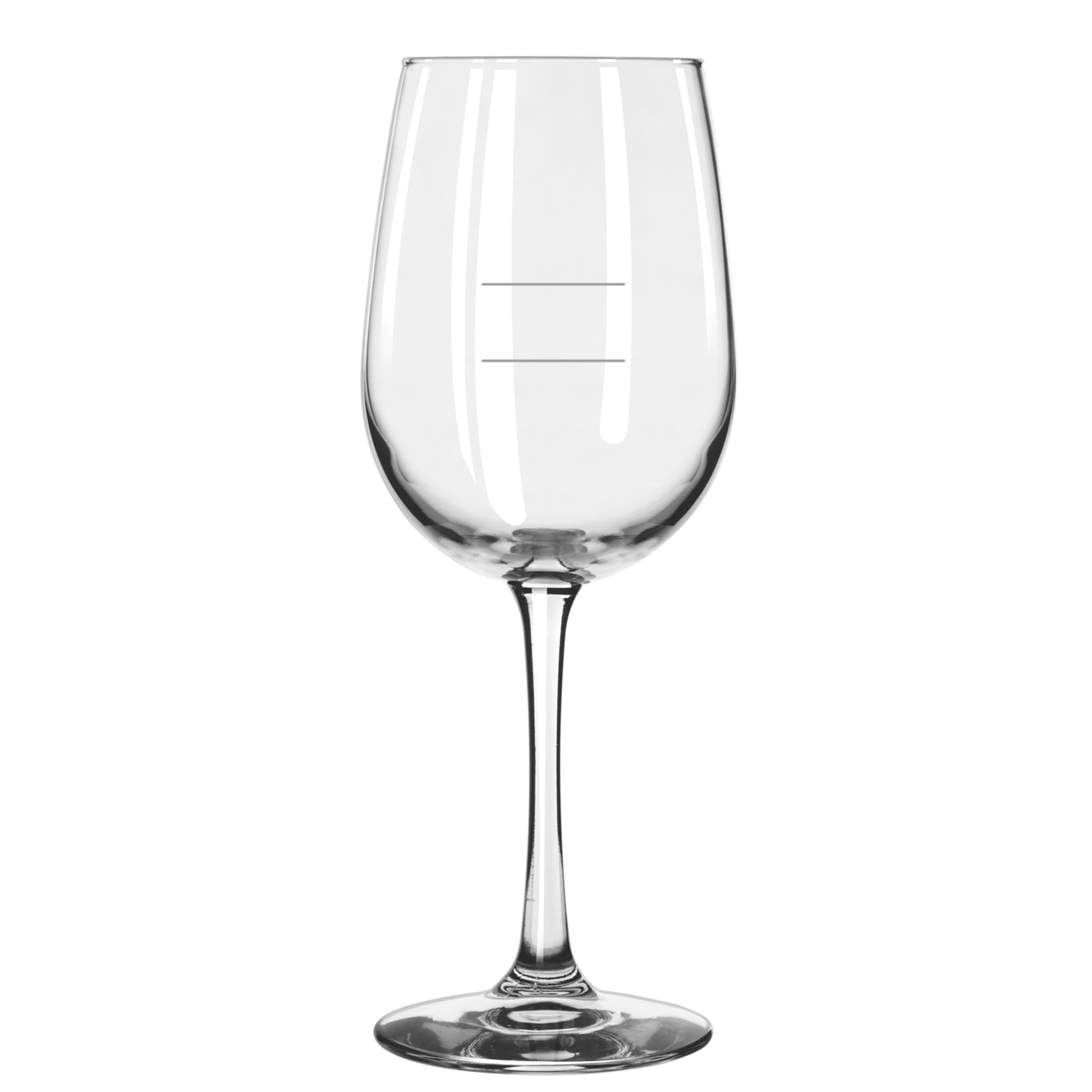 Vina Pour Lines Pour Line 16 oz Wine Glass