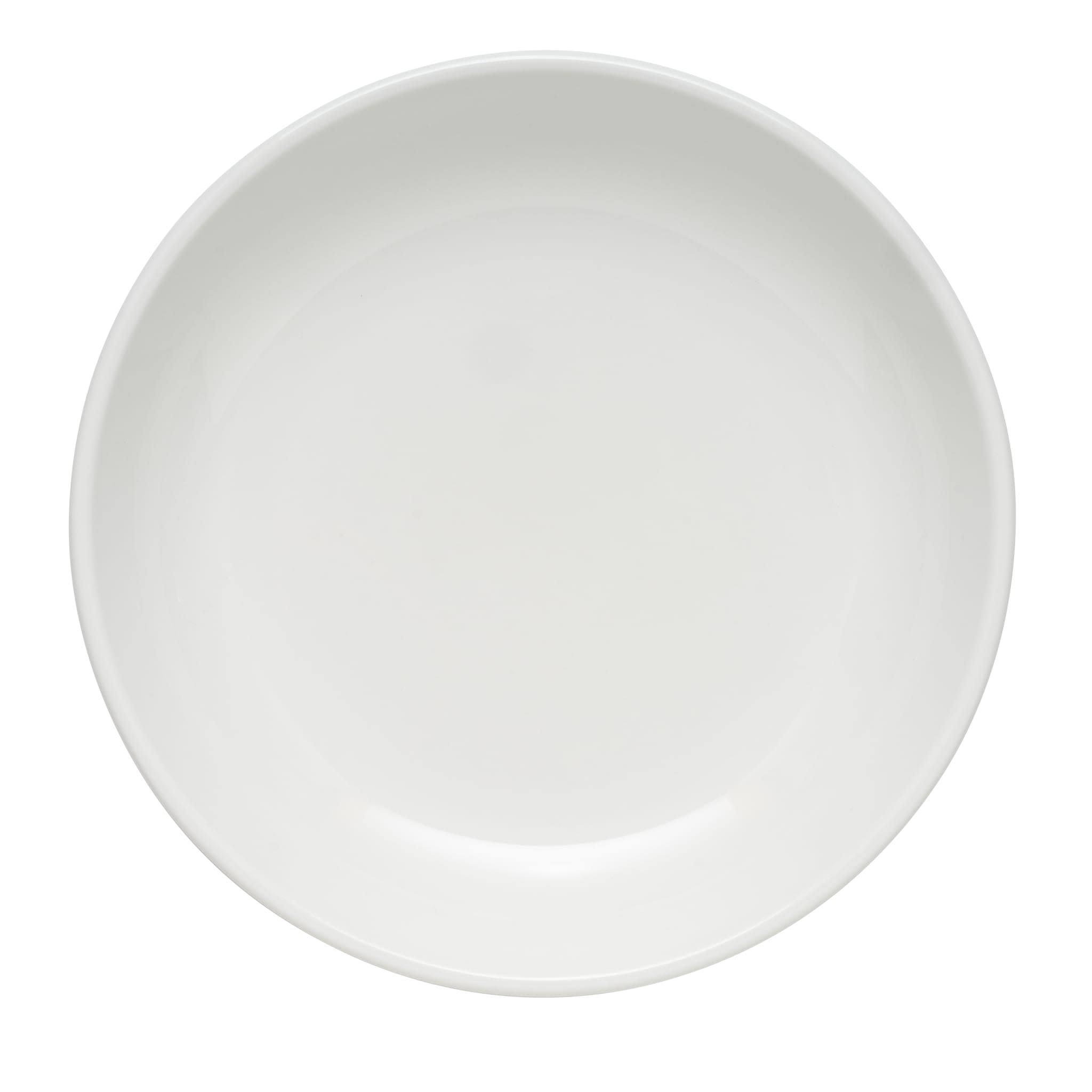Porcelana Infinity 10" Dinner Bowl, Bright White