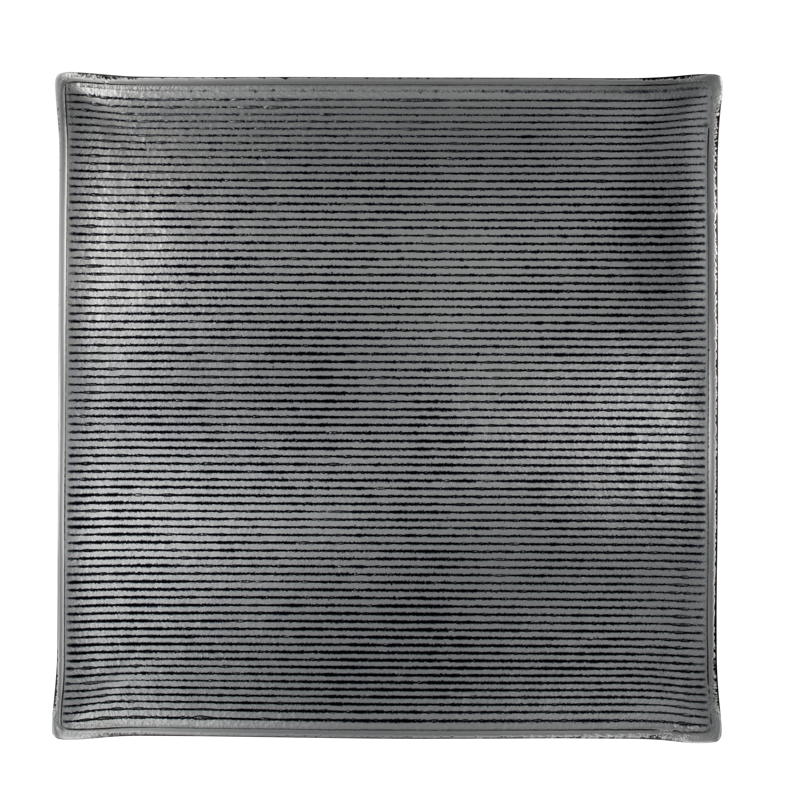 Square Tray L 10.5" W 10.5" Shikku Smoke