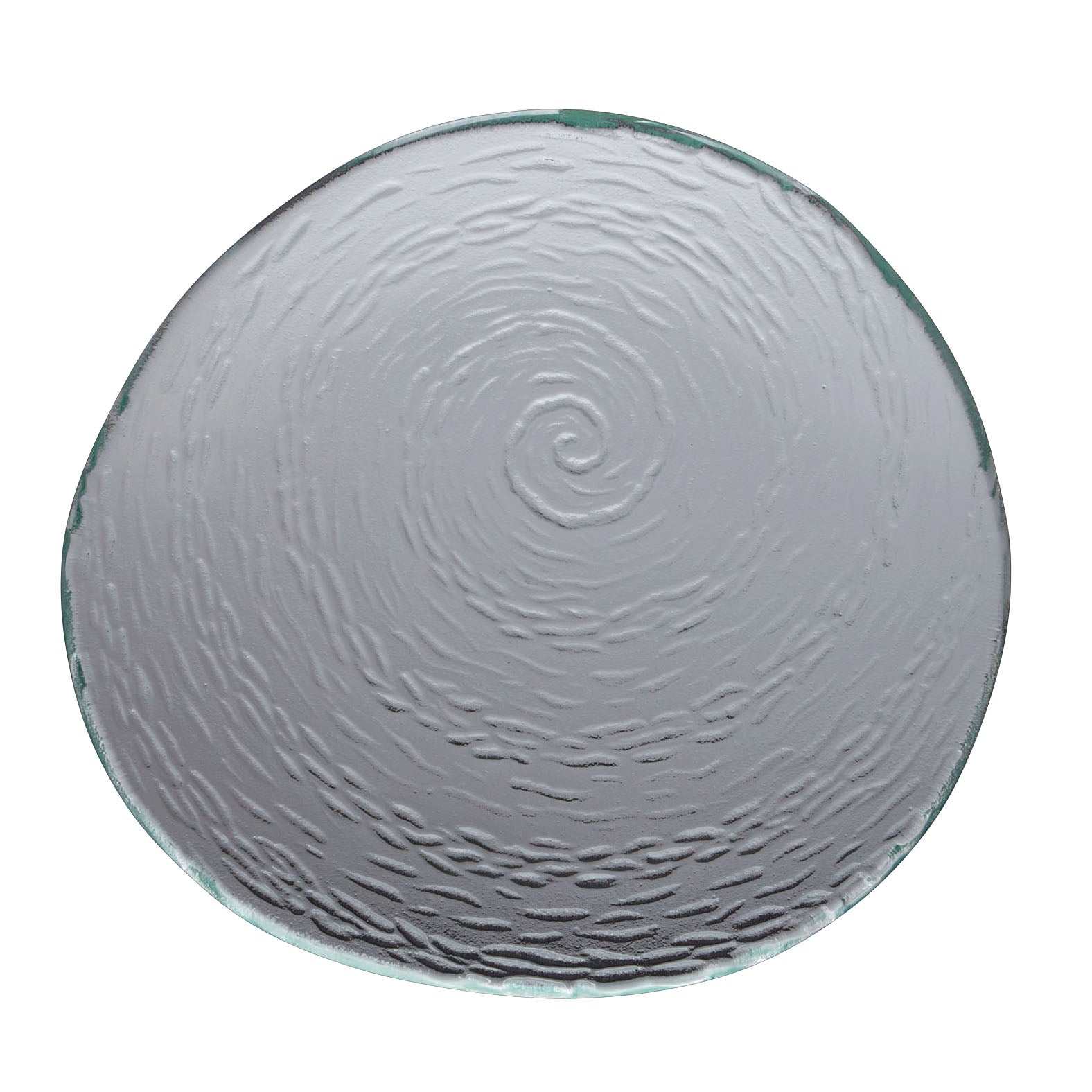 Round Platter L 10.125" W 9.625" Scape Clear