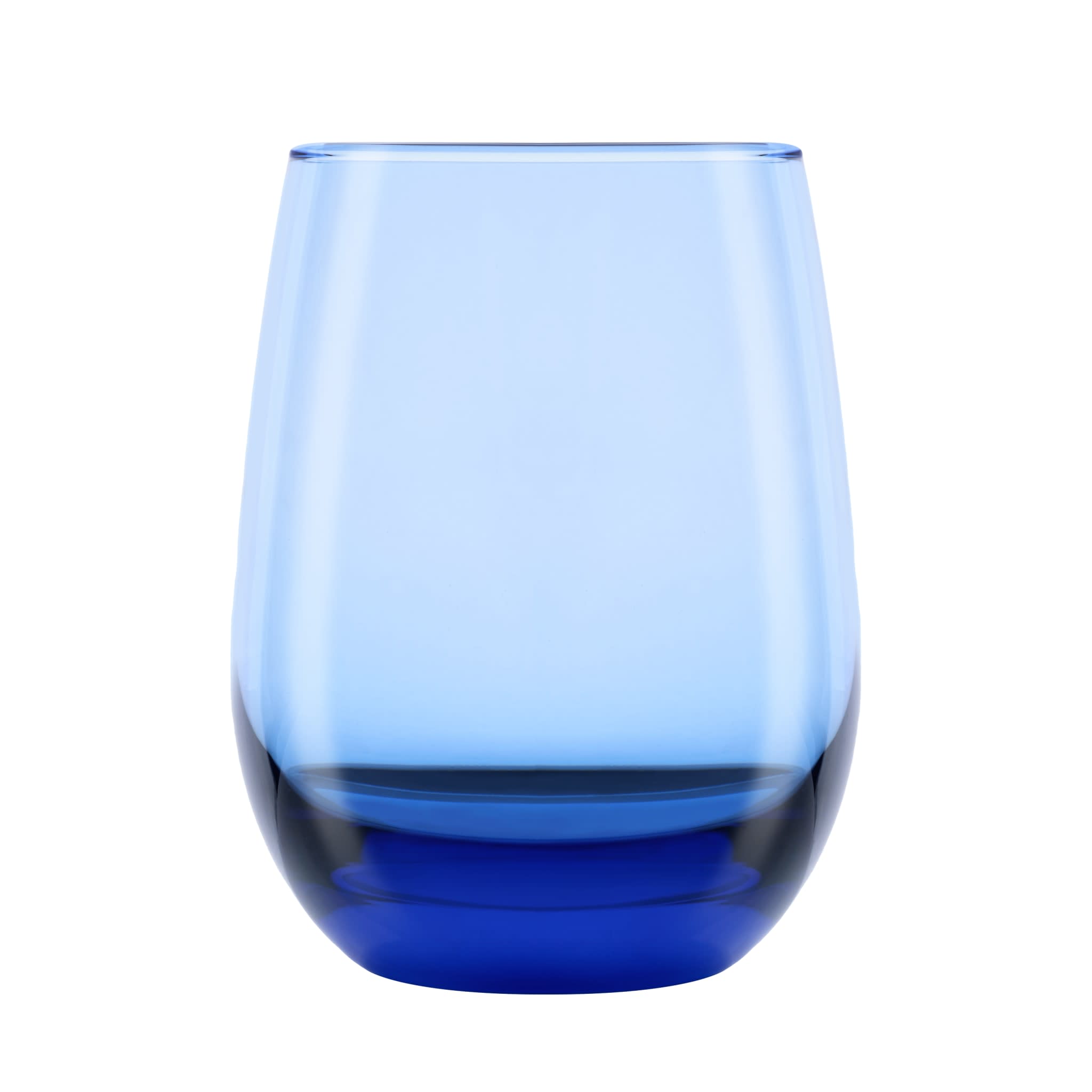 15.25 oz. Tidal Blue Stemless Glass