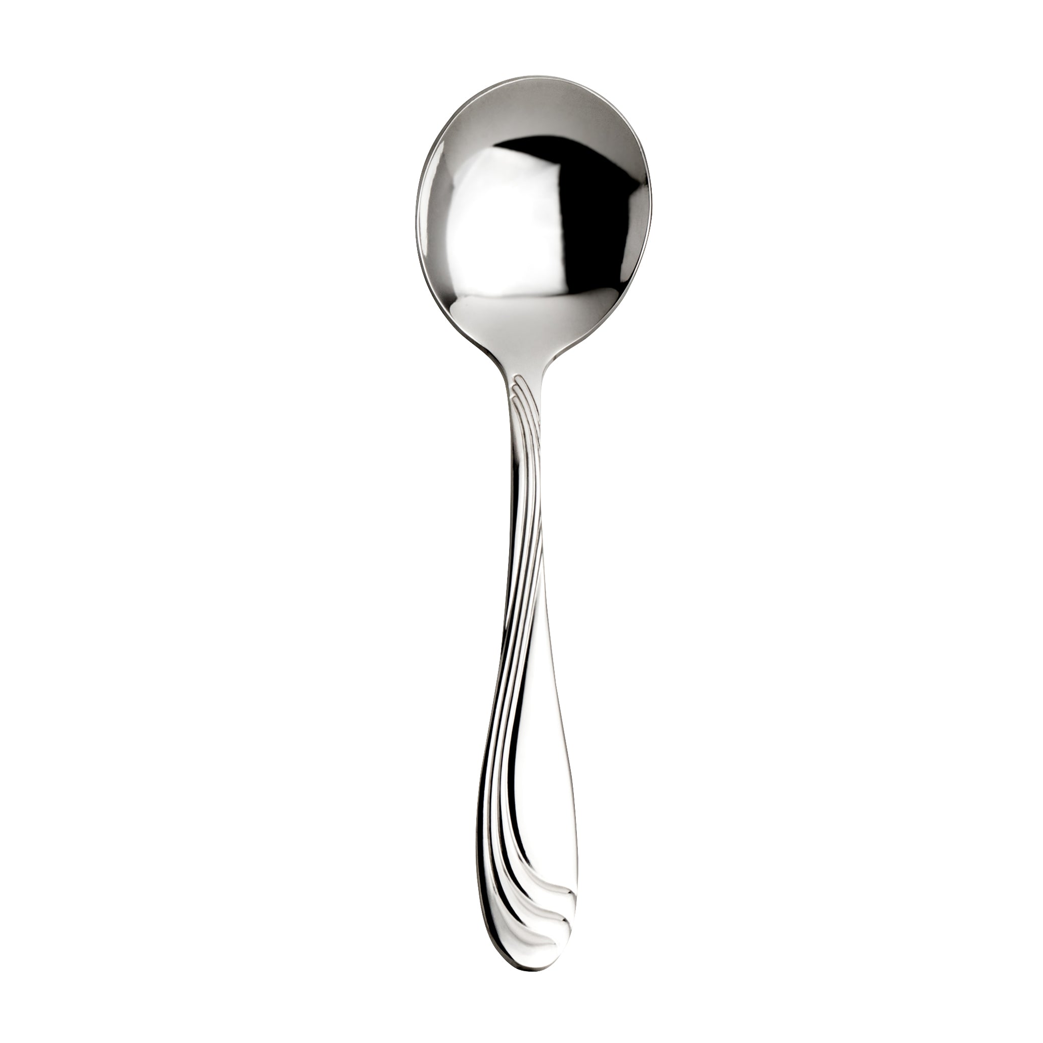 Round Bowl Soup Spoon L 6.0" Wave