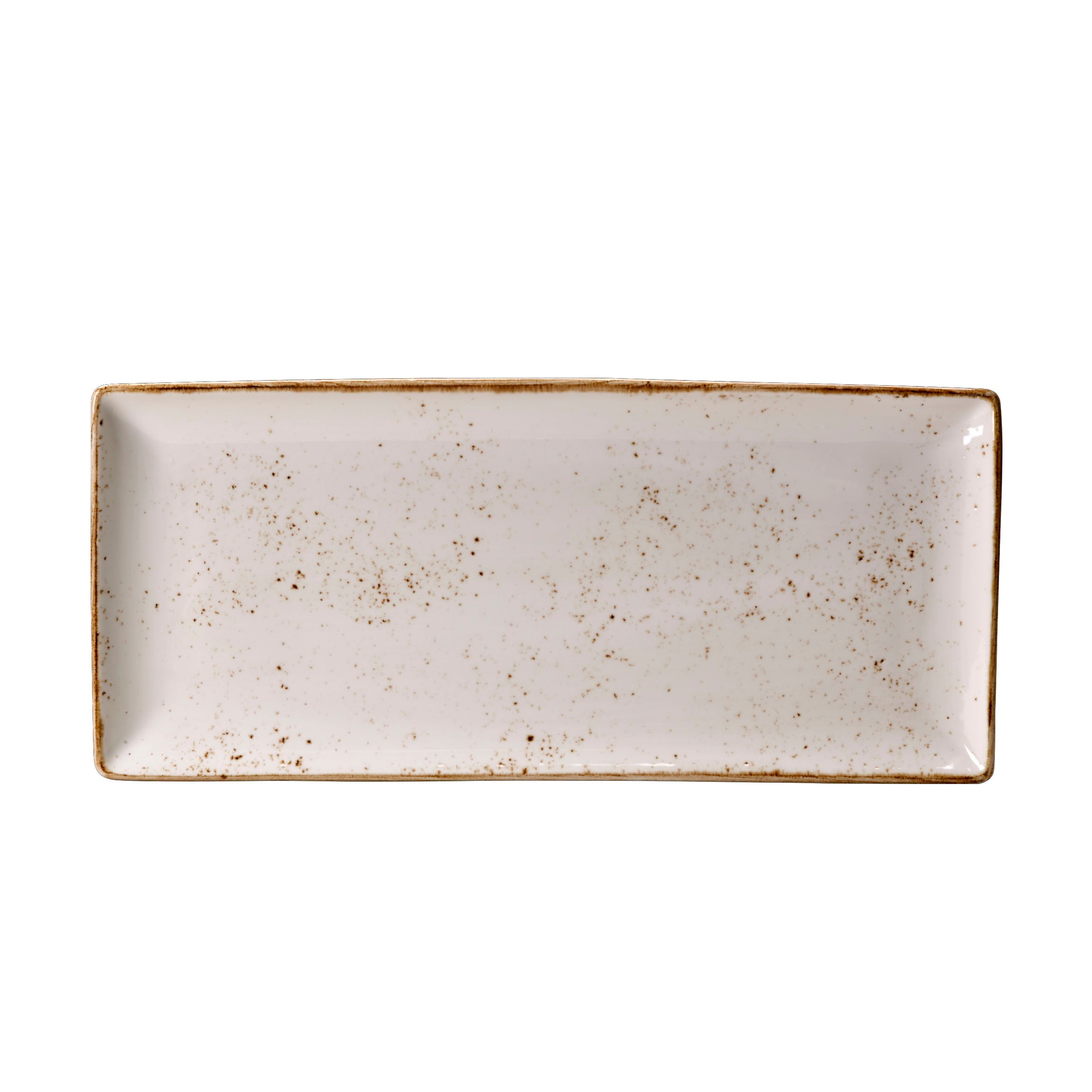 Rectangle Platter L 14.5" W 6.5" Craft White