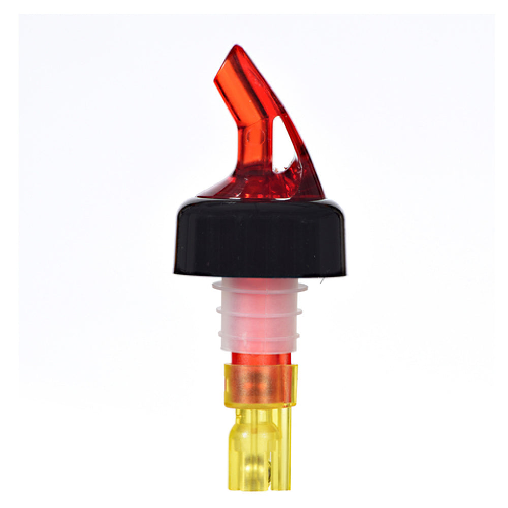 1-1/4 oz. Portion Control Pourer, Clear with Black Collar