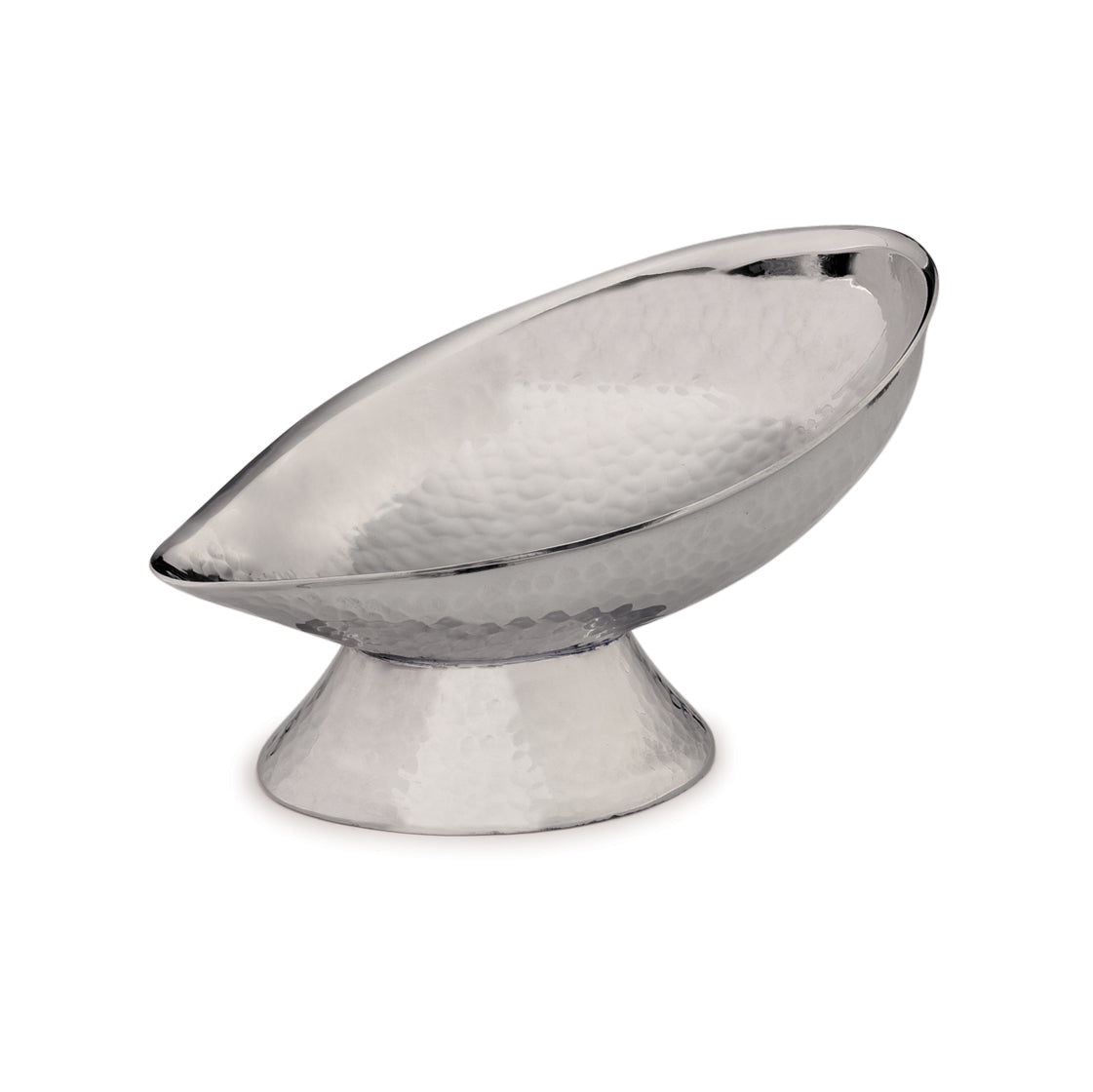 Hammered Spoon Rest L 5.25" W 3.75" Buffet Accessor