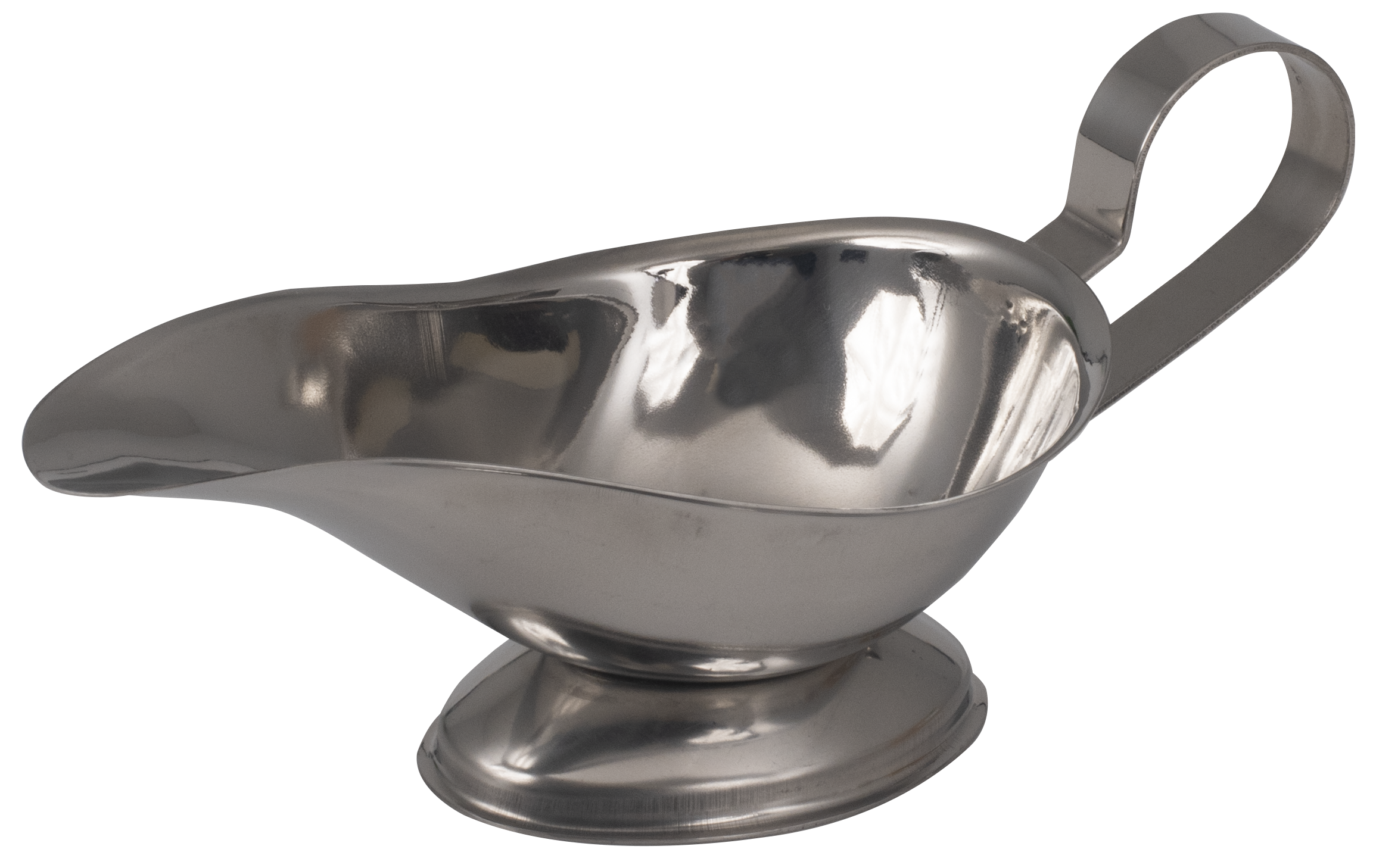 Gravy Boat, 3 oz., with Handle, Stainless Steel
