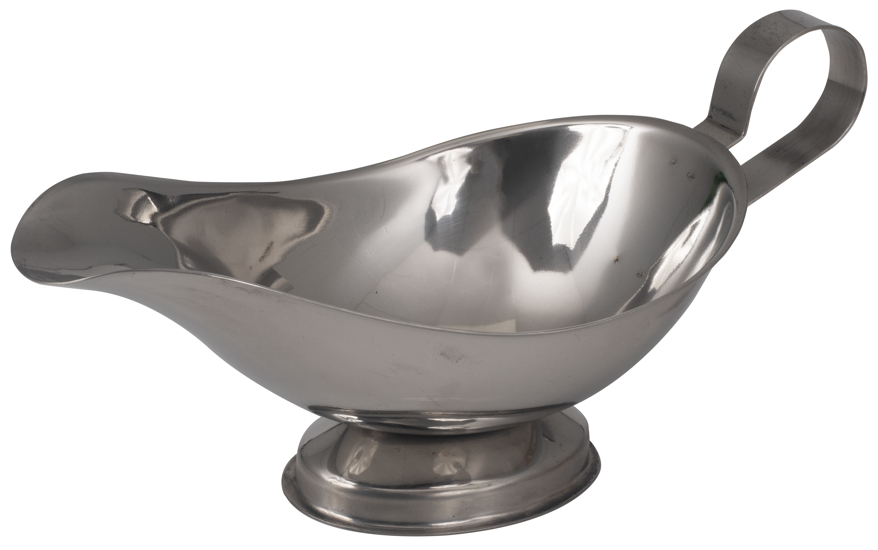 Gravy Boat, 8 oz., with Handle, Stainless Steel