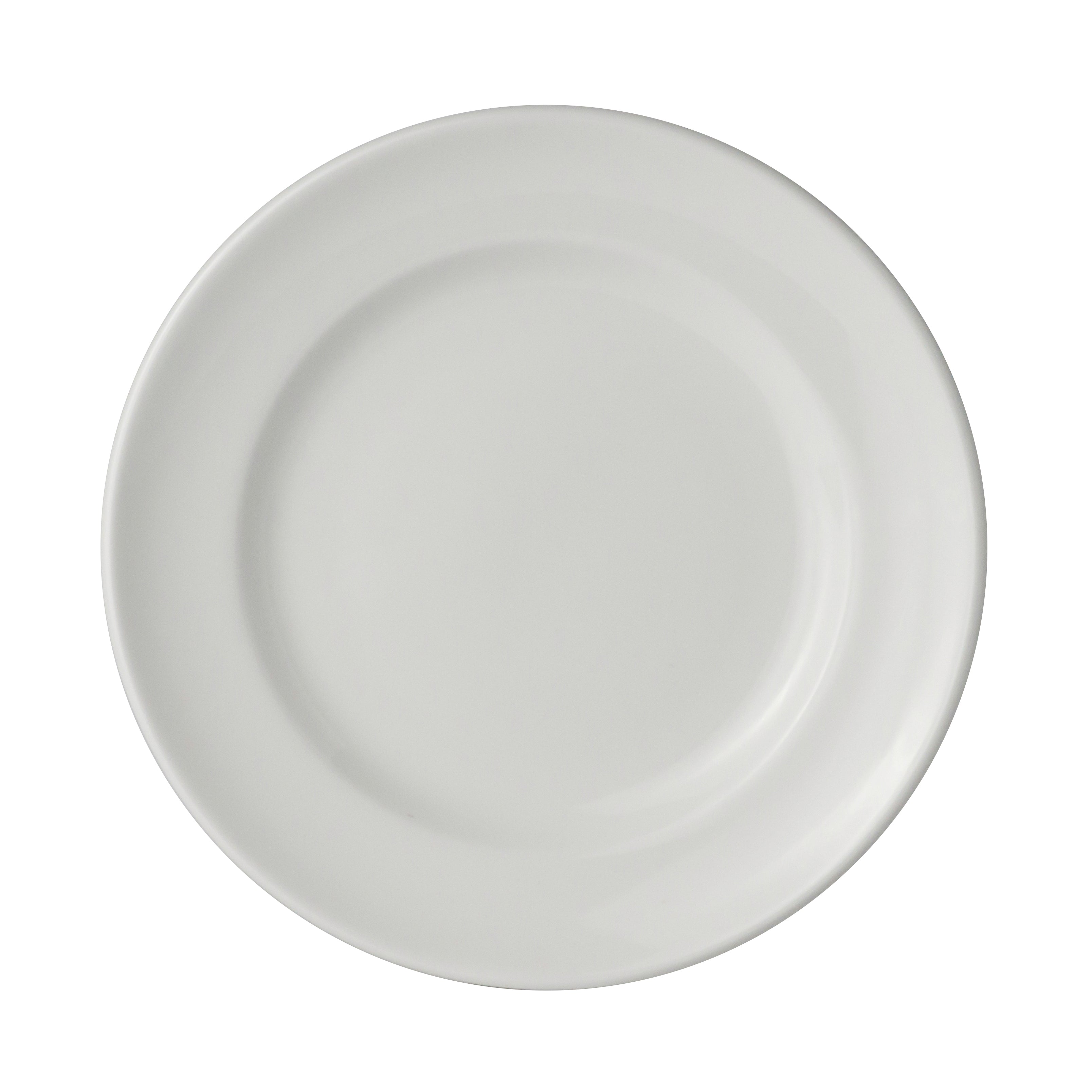 Banquet Rim Plate 6.5" Dia. Foliobone Virtu
