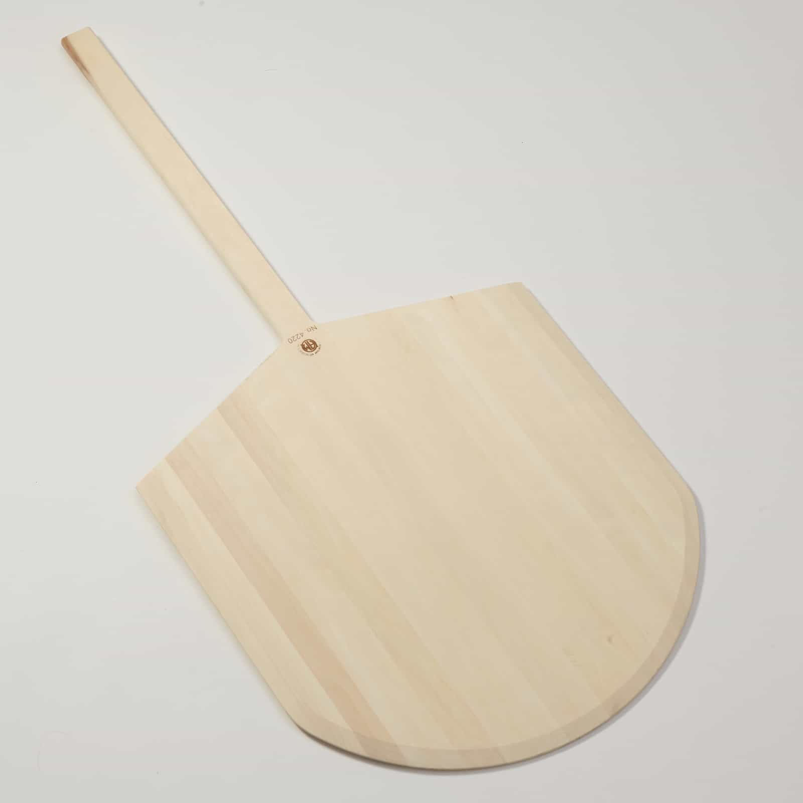 20" x 21" Wood Rectangular Pizza Peel, 42"L