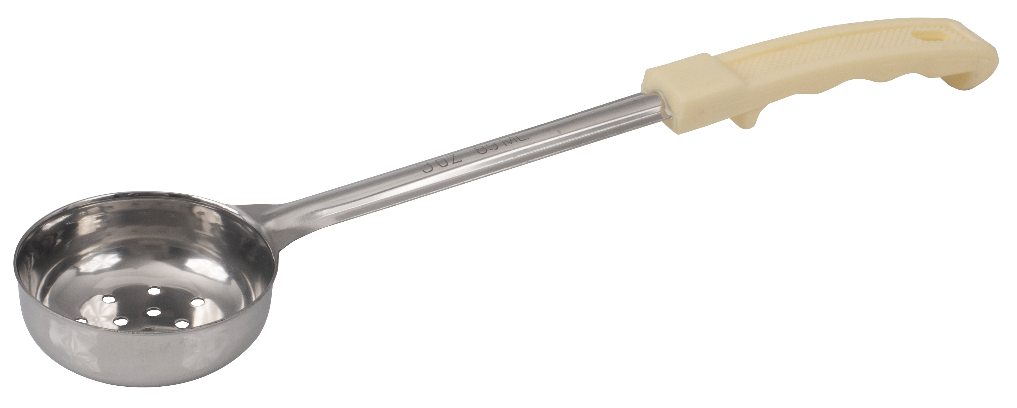 Food Portioner, 3 oz., Perforated, Ivory Handle
