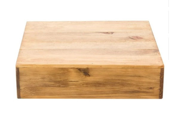 12" Rustic Pine Pine Wood Tray