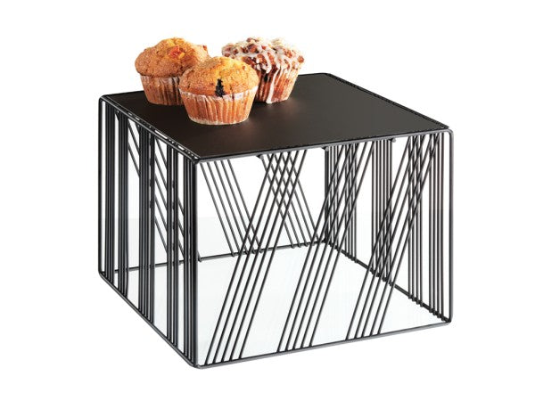 12" x 12" x 9" Square Portland Riser, Black Wire