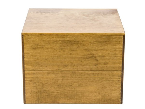 12" Rustic Pine Pine Wood Riser, 9"H