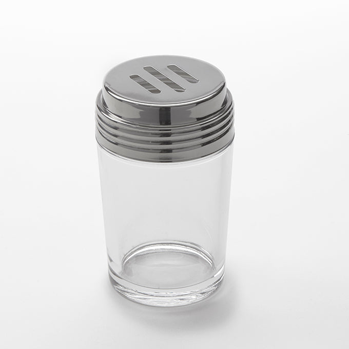 Contemporary Glass Cheese Shaker, 6 oz.