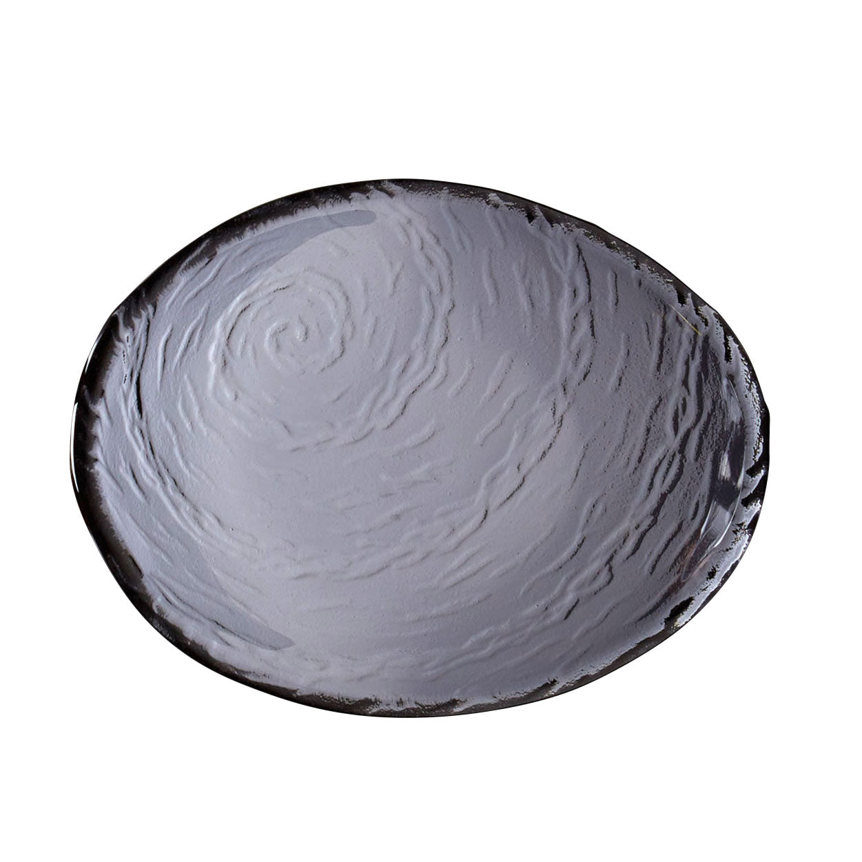Oval Bowl L 7.625" W 5.75" (4.0 Oz) Scape Smoked