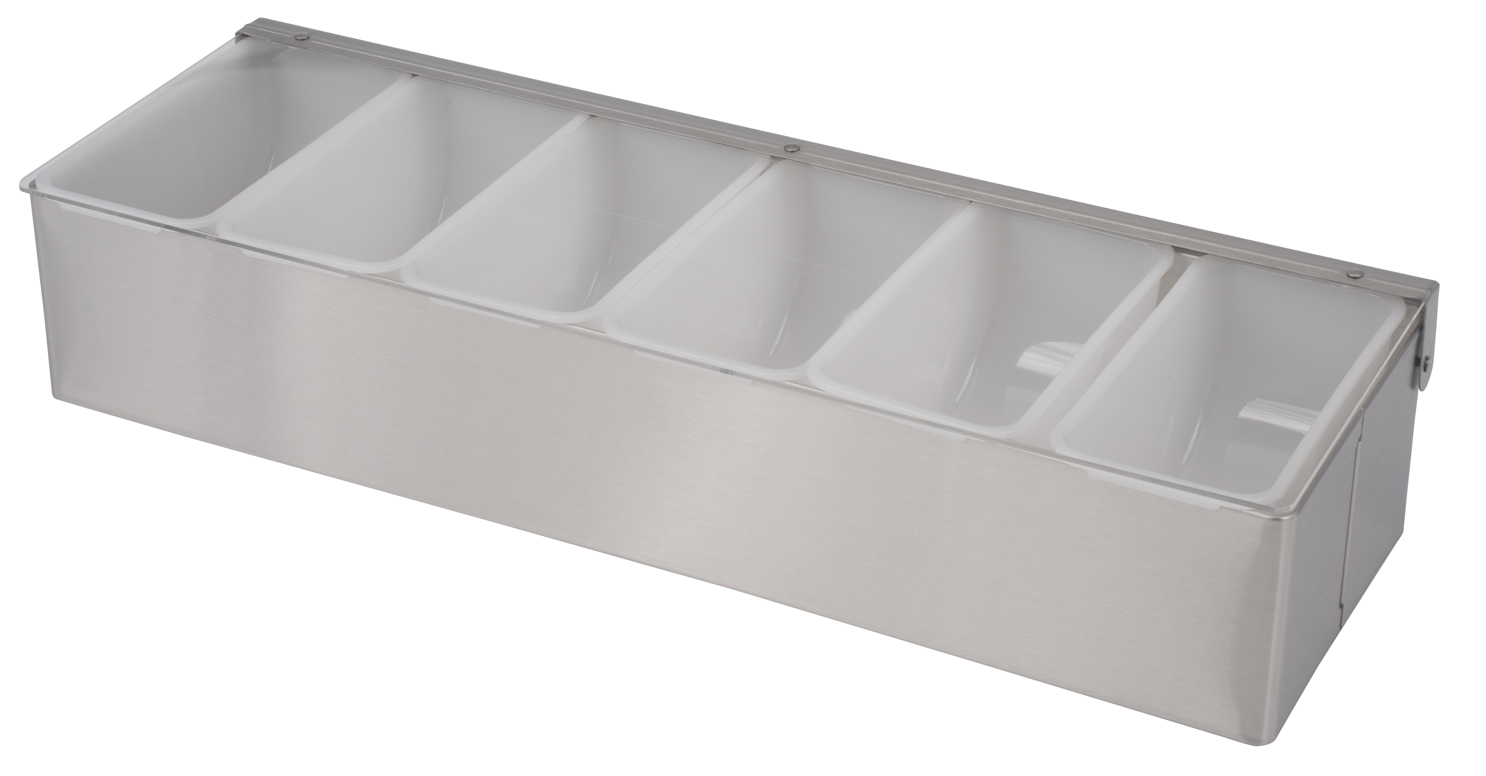 Condiment Server, Countertop, 6 Compartment