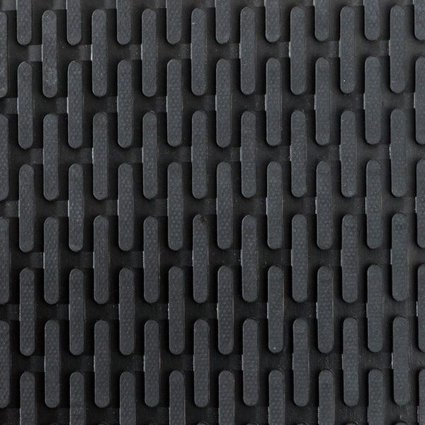 3' x 5' Ridge-Scraper Safety Mat, Heavy Duty Rubber