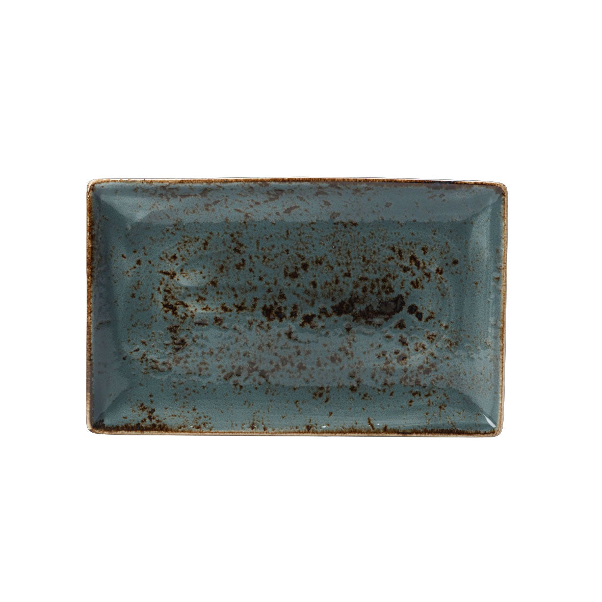 Rectangle Platter L 10.625" W 6.5" Craft Blue