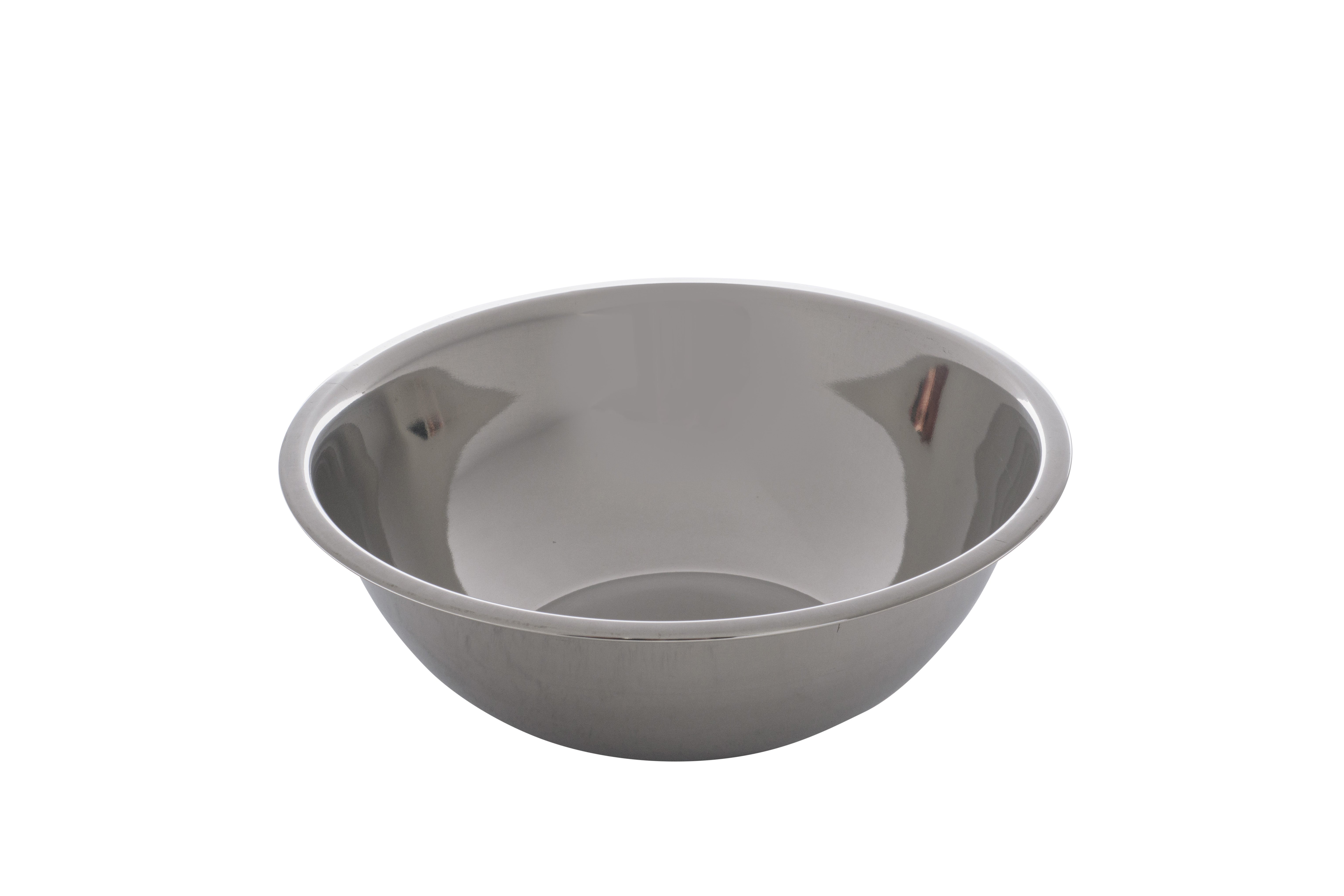 Mixing Bowl, 3 qt., 9-1/2"D, Stainless Steel