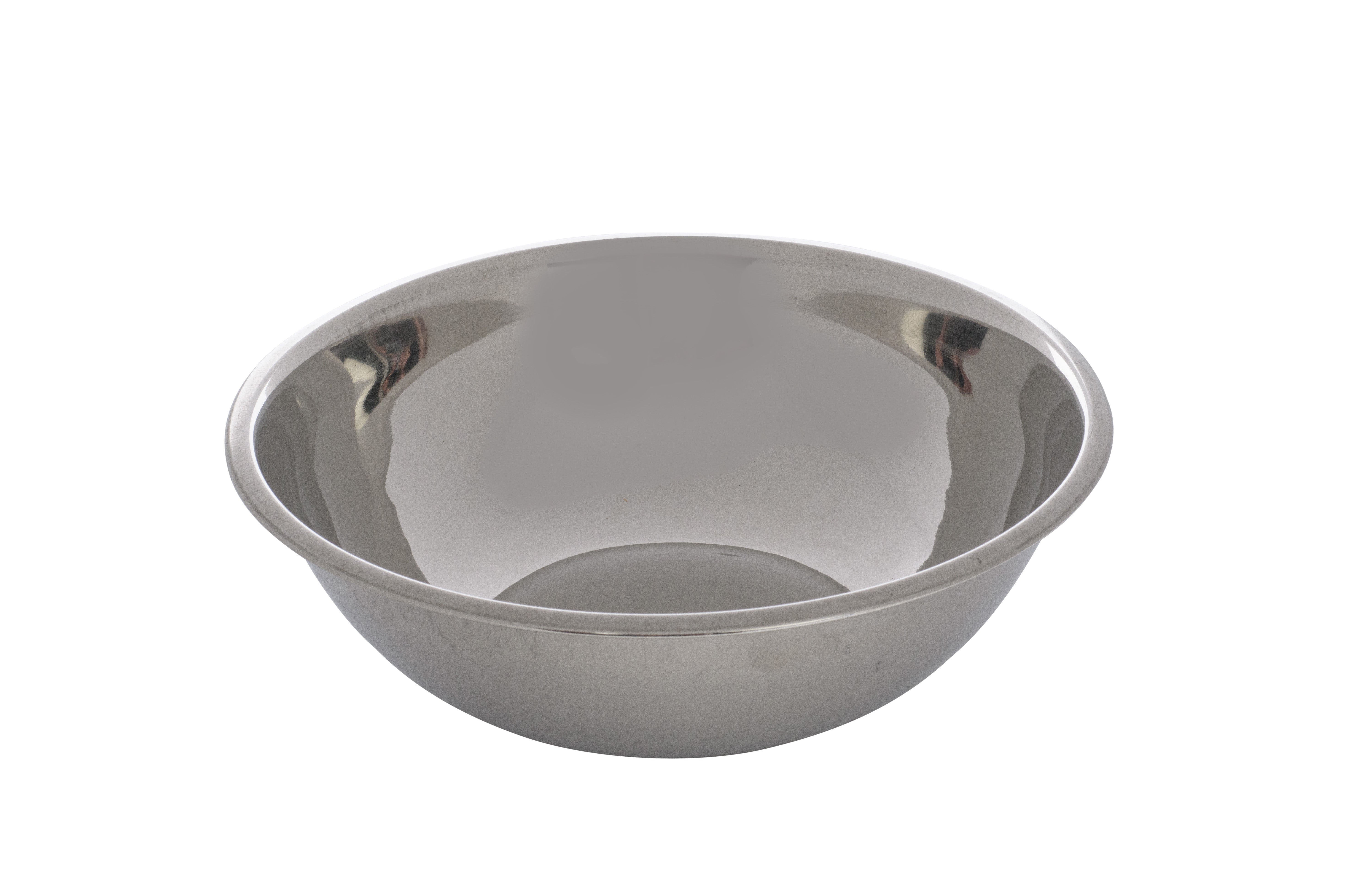 Mixing Bowl, 4 qt., 10-3/4"D, Stainless Steel