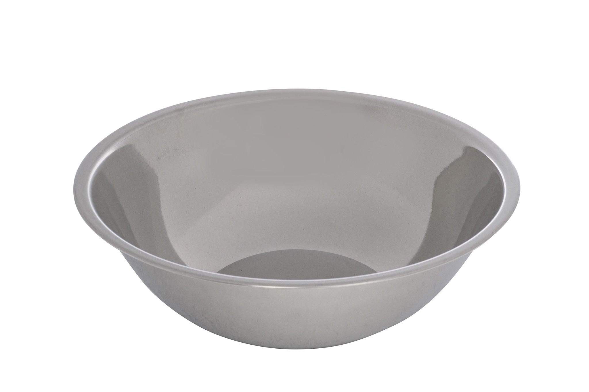 Mixing Bowl, 8 qt., 13-1/2"D, Stainless Steel