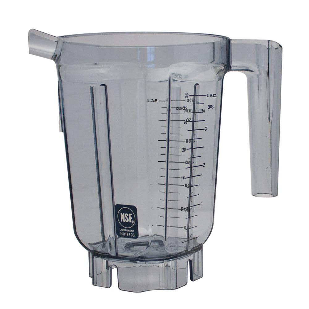 32 oz Clear Blender Container Only, No Blade or Lid