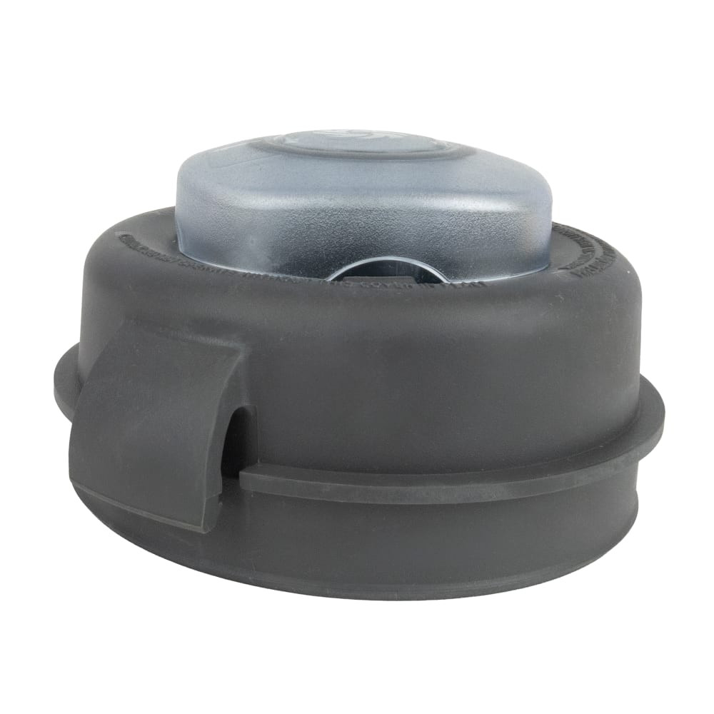 2-Piece Black Blender Lid with Plug, 32 oz