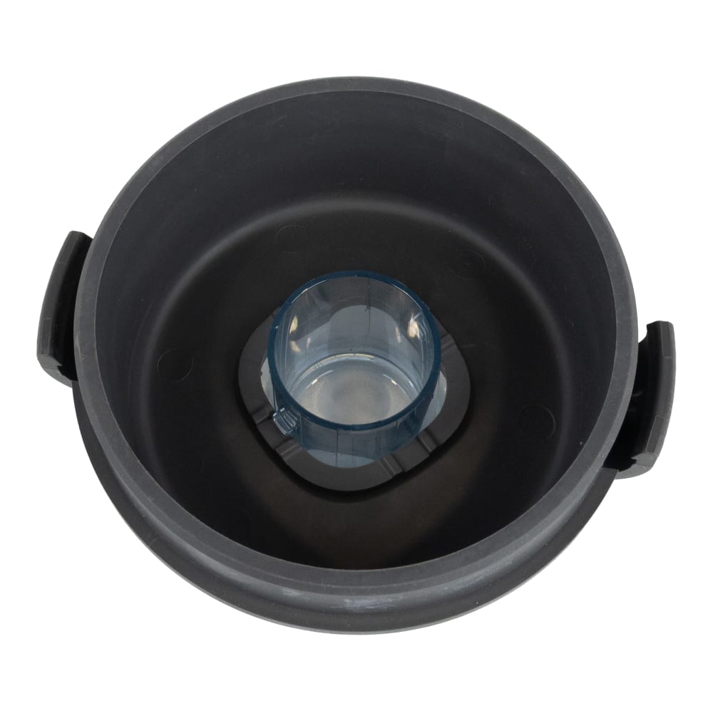 2-Piece Black Blender Lid with Plug, 32 oz