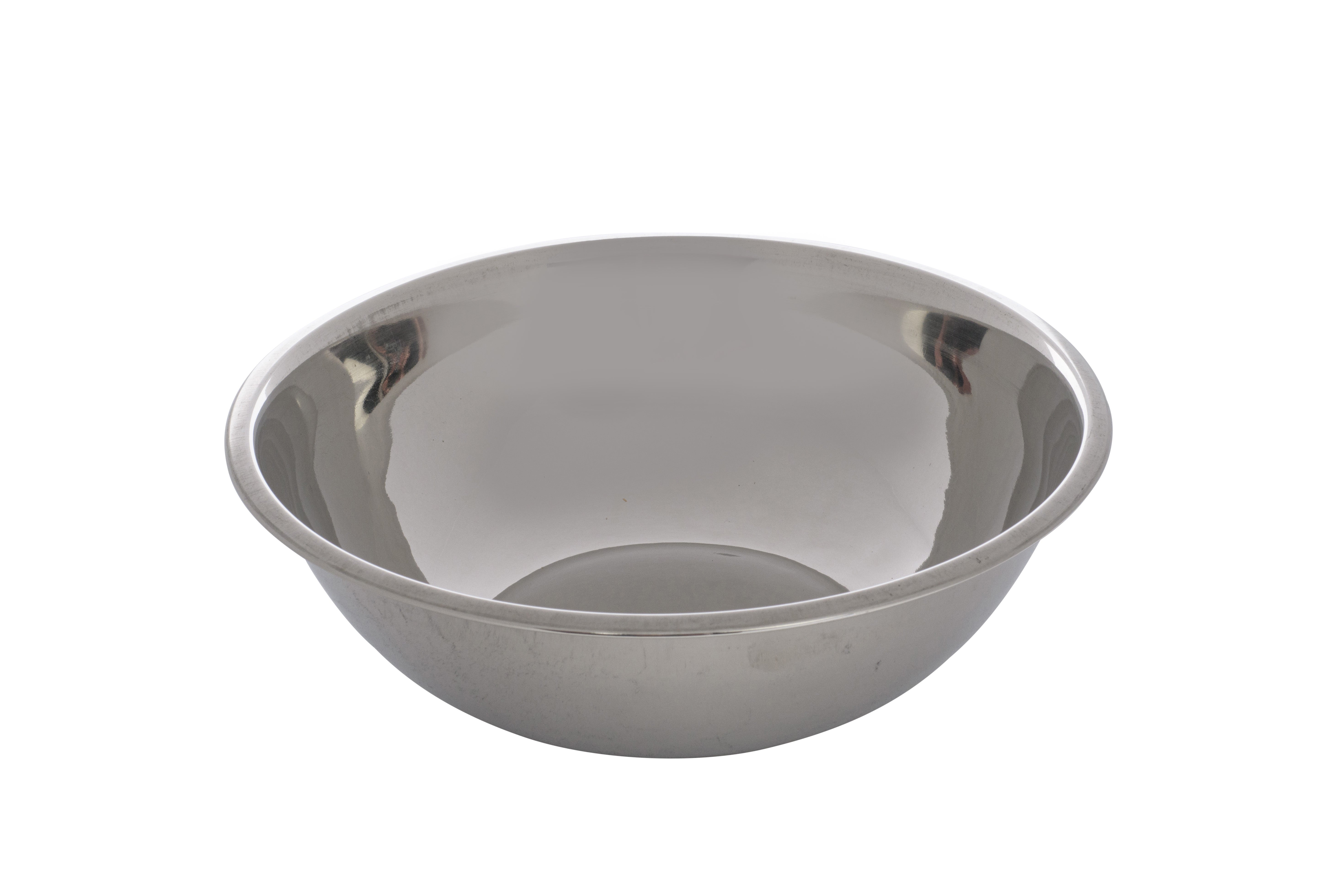 Mixing Bowl, 13 qt., 16-1/4"D, Stainless Steel