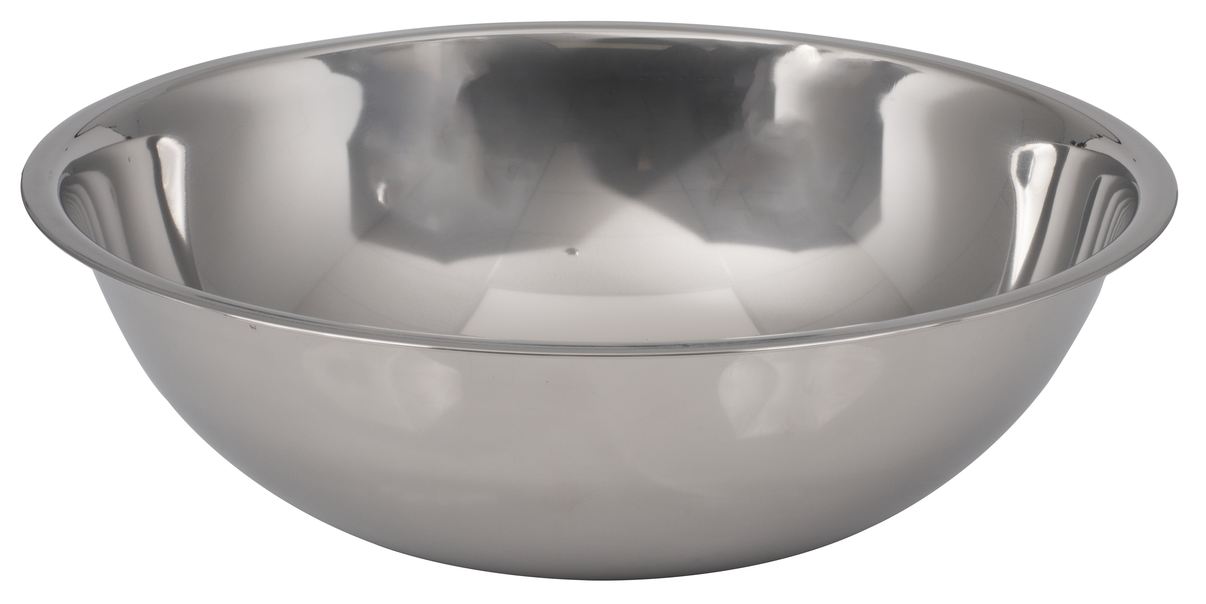 Mixing Bowl, 20 qt., 18-3/4"D, Stainless Steel