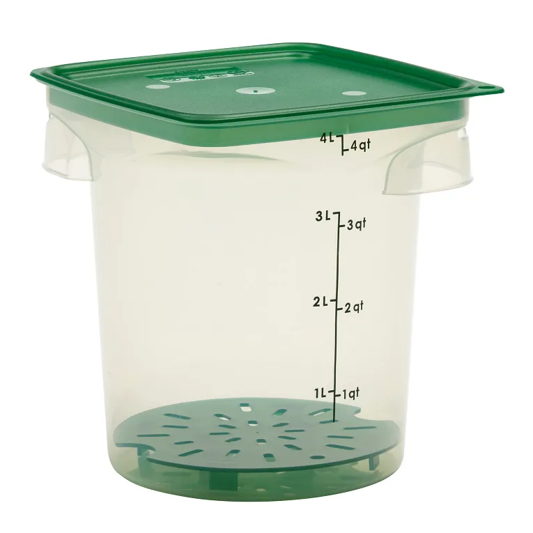 Drain Shelf for 2 & 4 qt. FreshPro Round containers, translcuent green