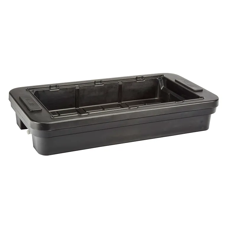 Versa Tabletop Food Bar Basin 50-3/4" Black 3-Pan