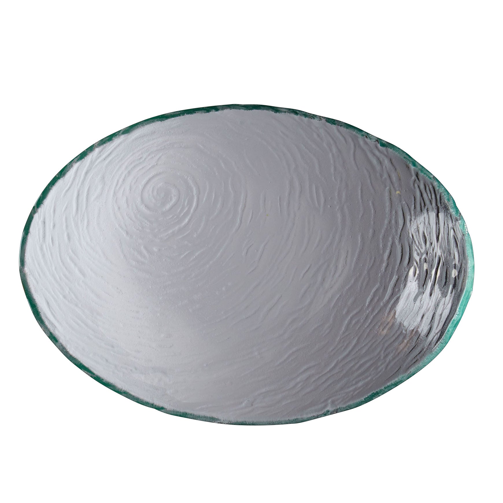Oval Bowl L 11.625" W 8.25" (19.0 Oz) Scape Clear