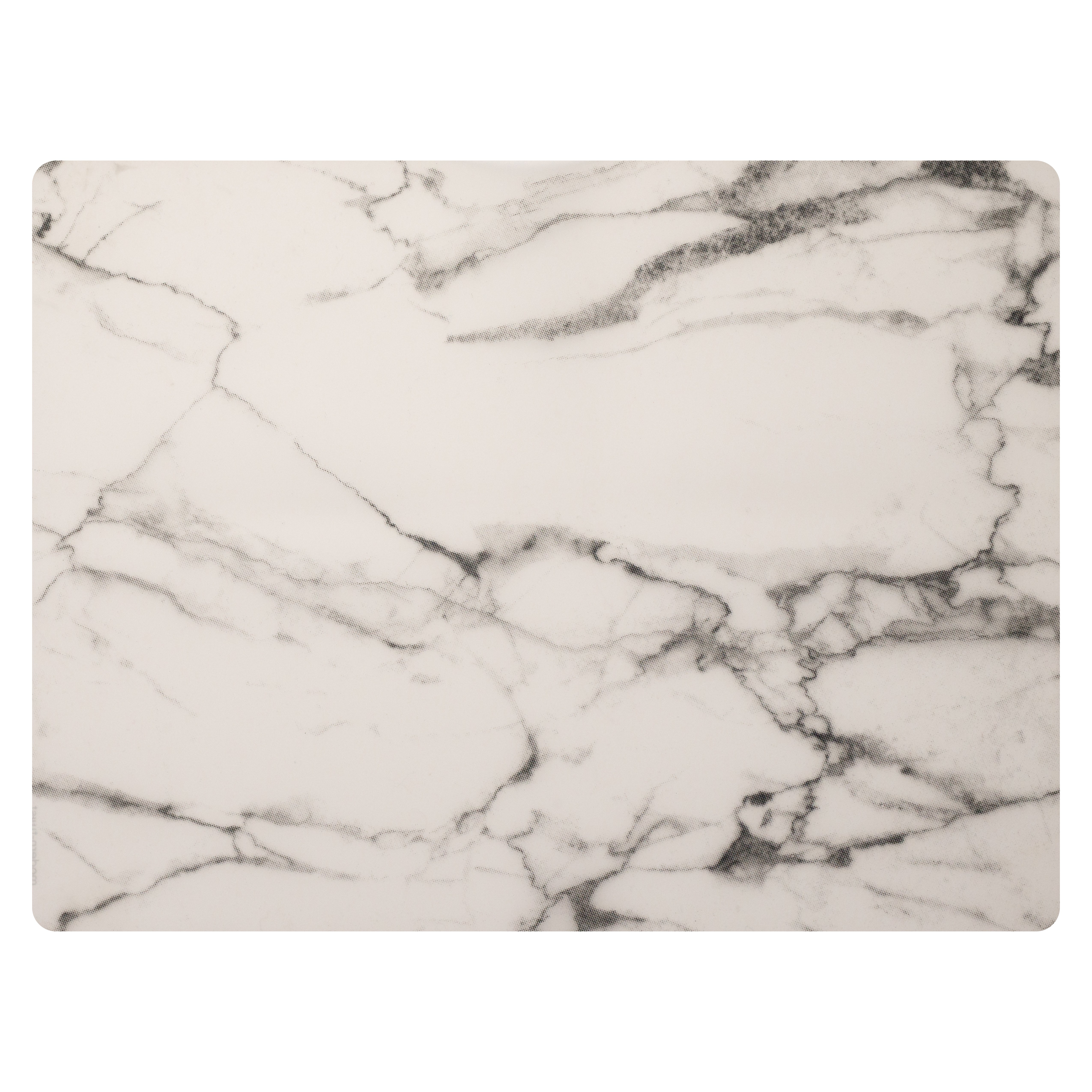 Grey Marble Silicone Placemat L 16.0" W 12.0" Modern Twist