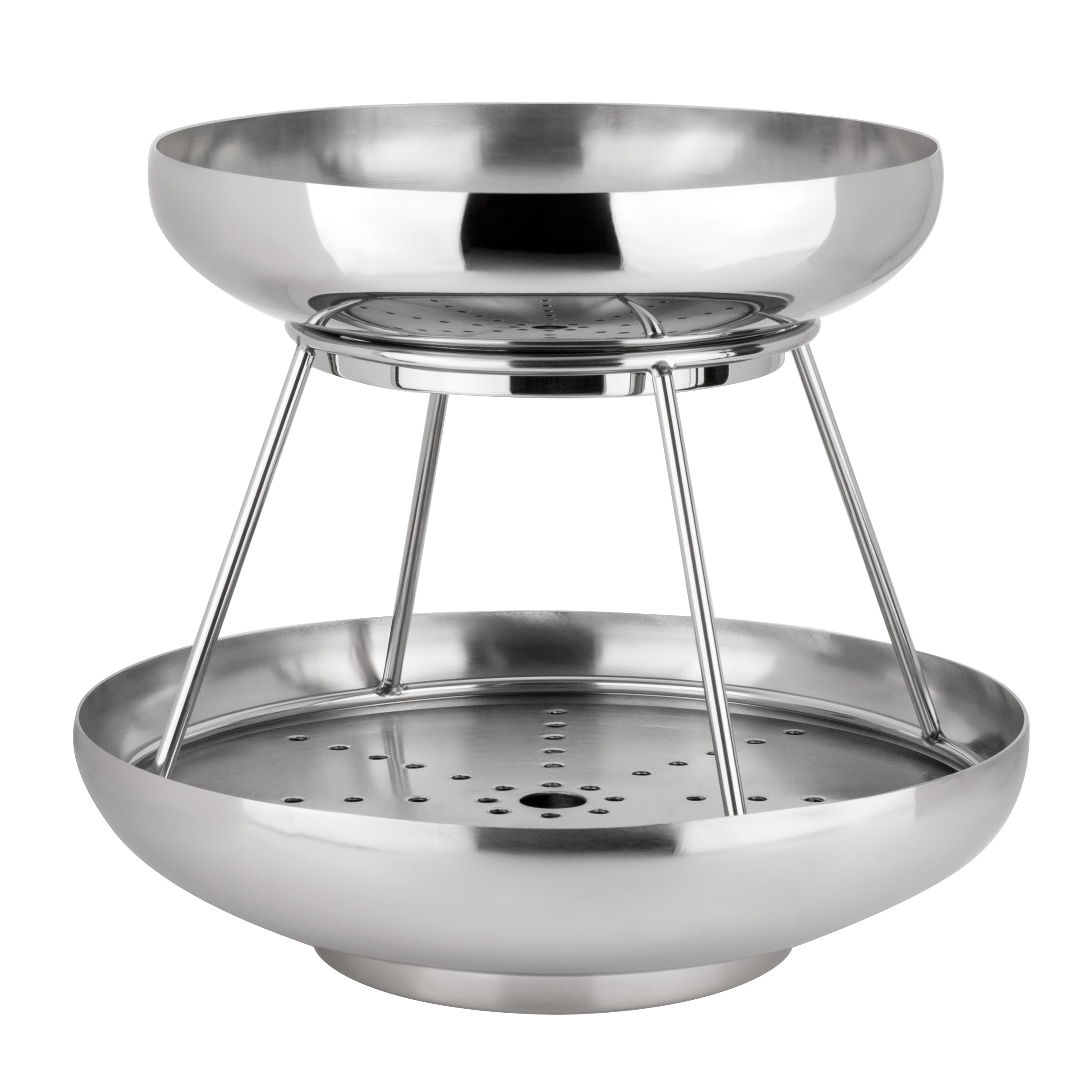 2-Tier Coupe Seafood Stand 11.625" Dia. Seafood Stand